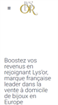 Mobile Screenshot of lysor.fr